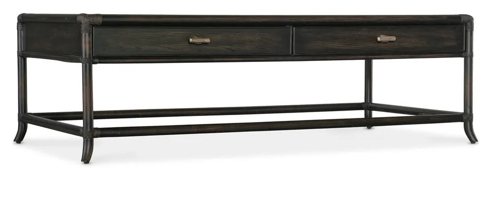Super Sale Retreat Pole Rattan Cocktail Table | Hooker - 6950-80210-99