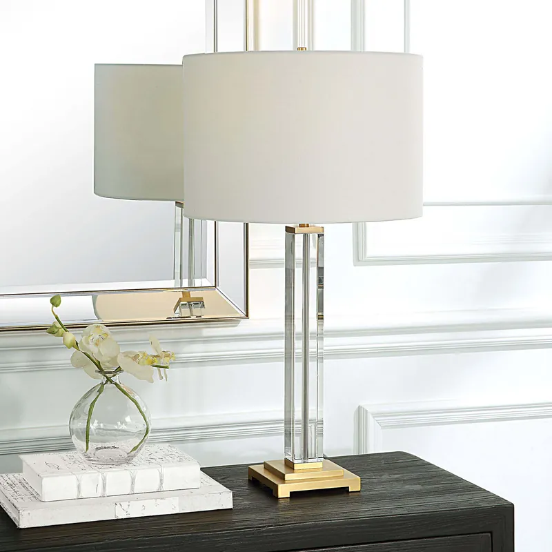 Shop Now Crystal Column Table Lamp | Uttermost - 30237