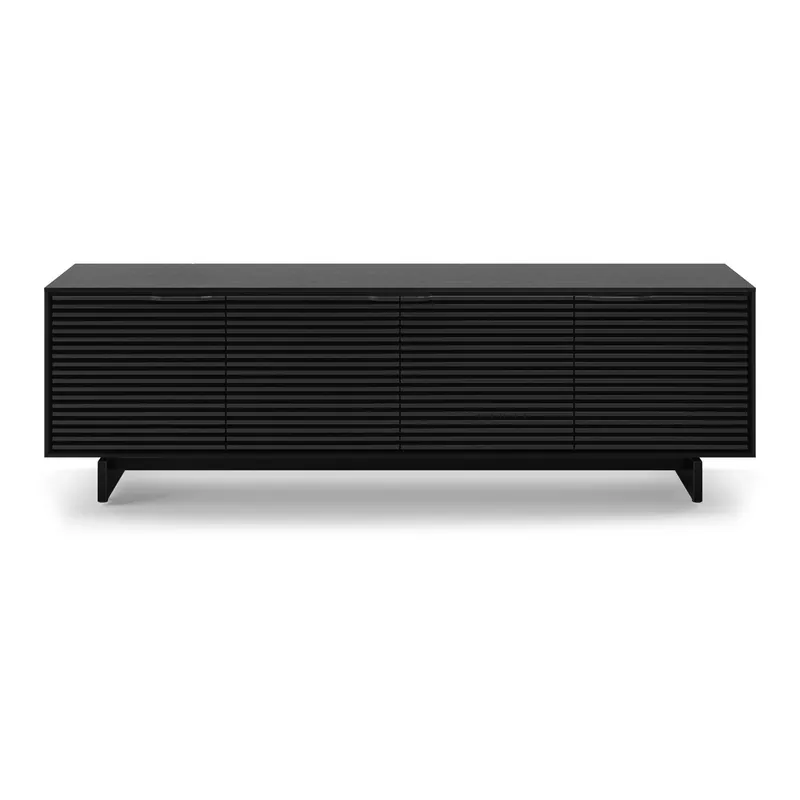 Editor’s Pick Align - 4-Door Media Cabinet in Ebony | BDI Furniture - 7479 ME-EBO