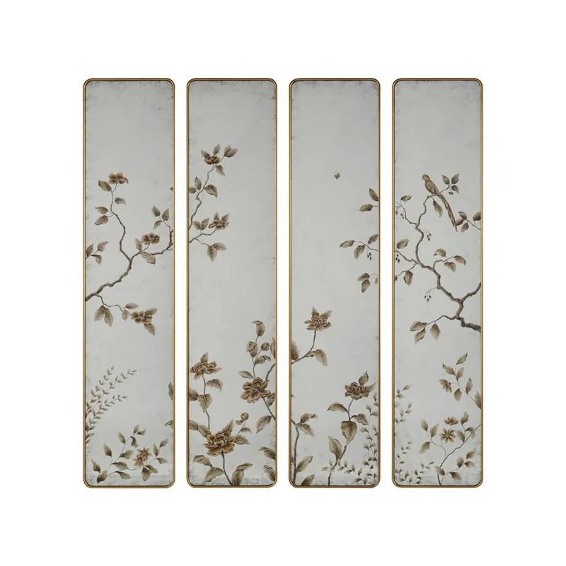 Luxury Ashmill Mirror Panels (Set Of Four) | John Richard - JRM-1095S4
