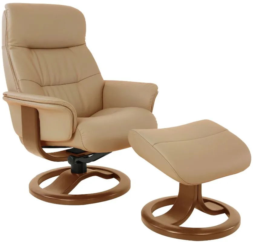 Clearance Comfort Collection - Anne R Large Chair - SL Cigar 254 Walnut | Fjords - 611501-254