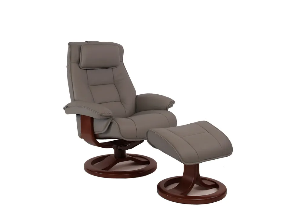 Popular Comfort Collection - Mustang R Large Chair - NL Granite 131 R Frame Finish Below| Fjords - 911UPI-131