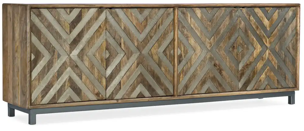 Hot Picks Four-Door Entertainment Console | Hooker Furniture - 5649-55486-MWD