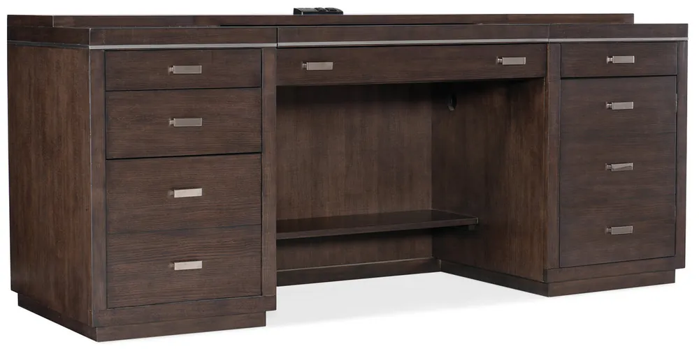 House Blend Computer Credenza | Hooker Furniture - 5892-10464-85 Brand New