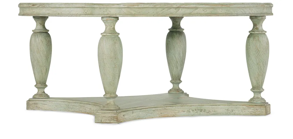 Crafted Traditions Round Cocktail Table | Hooker Furniture - 5961-80111-35