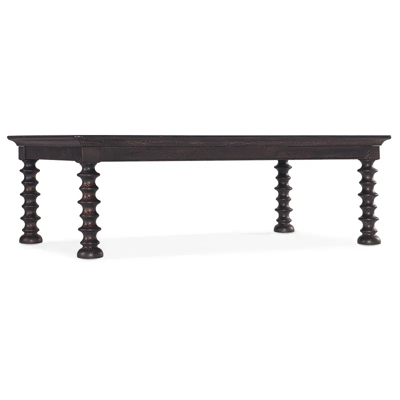Big Sky Turned Leg Cocktail Table | Hooker Furniture - 6700-80310-98 Grab Now