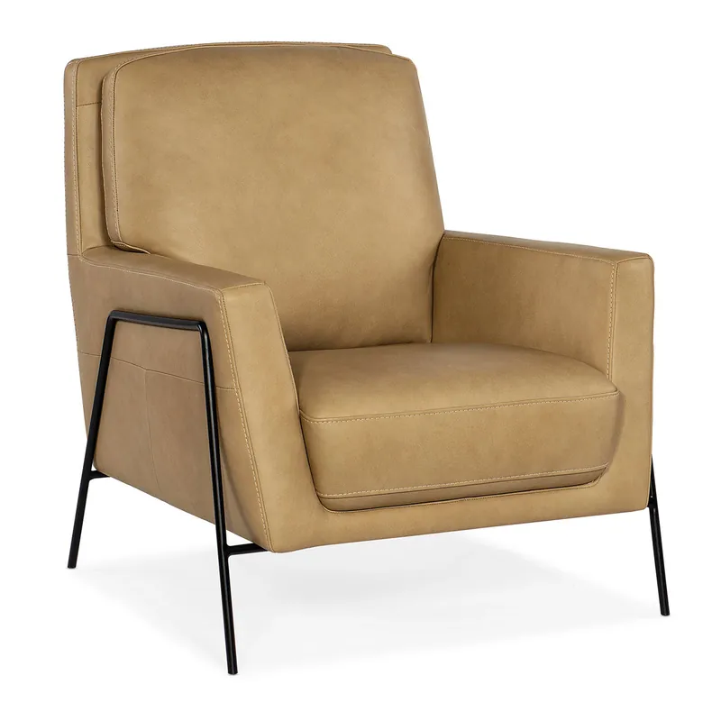 Amette Metal Frame Club Chair | Hooker Furniture - CC452-009 Crafted