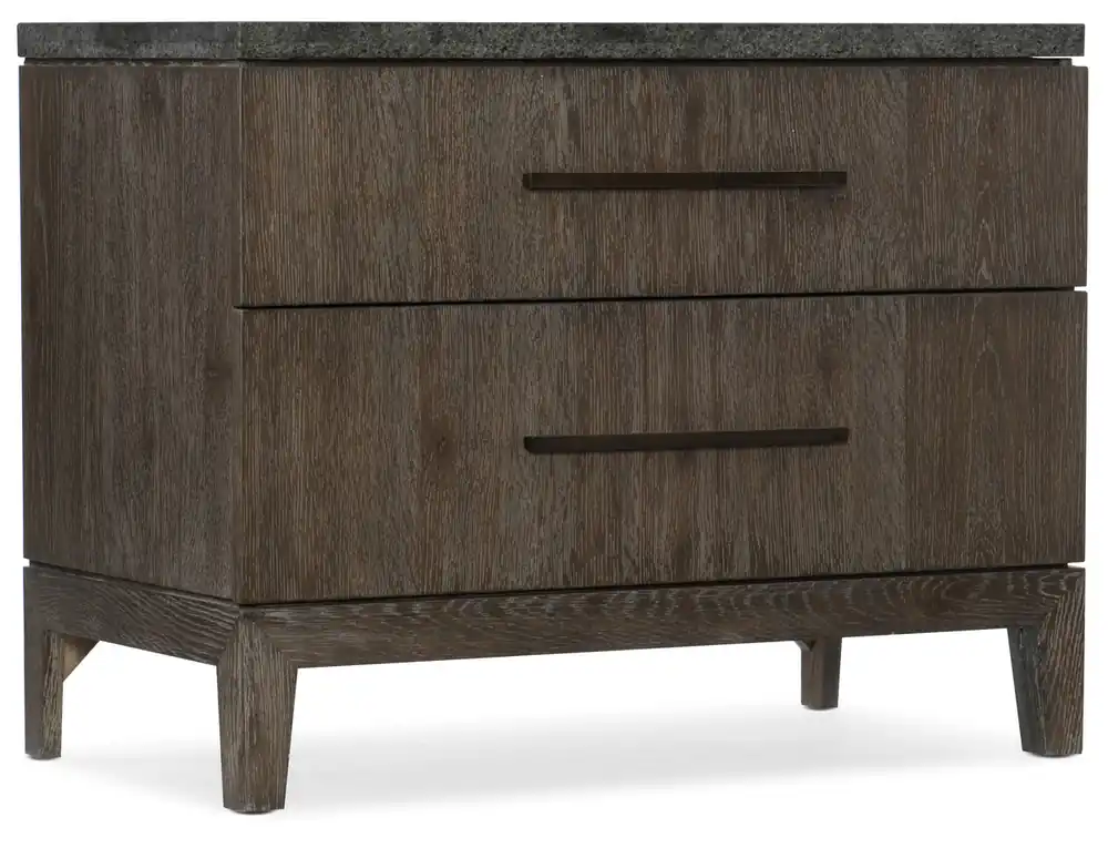 Money Back Guarantee Miramar Aventura San Marcos Stone Top Nightstand | Hooker Furniture - 6202-90015-DKW