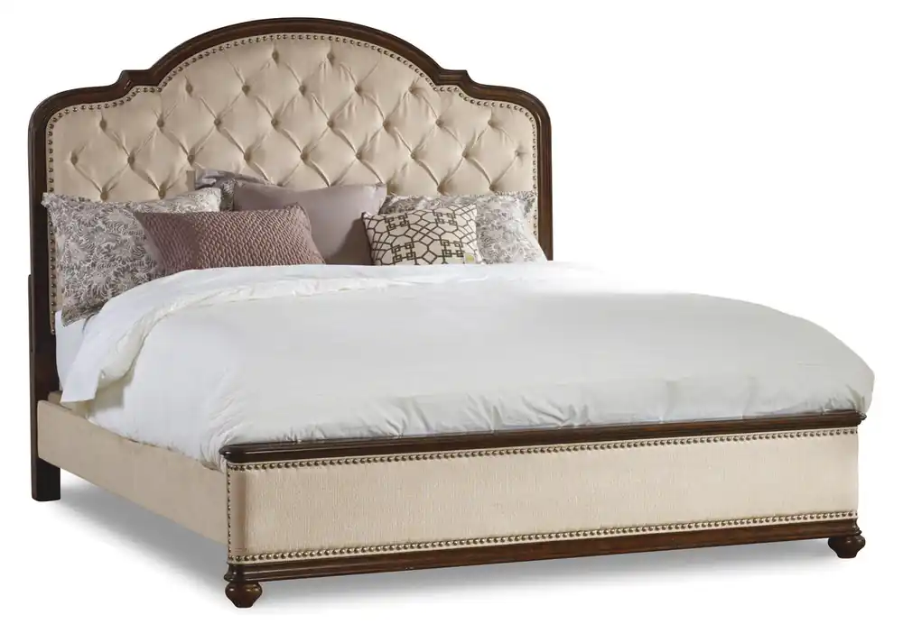 Express Delivery Leesburg Queen Upholstered Bed | Hooker Furniture - 5381-90850