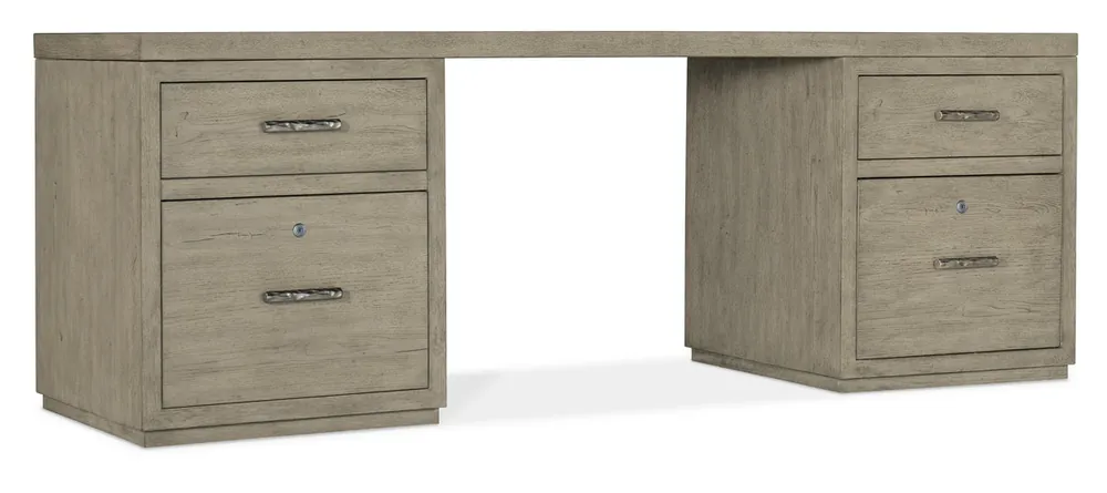 Super Sale Linville Falls 84" Desk with Two Files | Hooker Furniture - 6150-10913-85