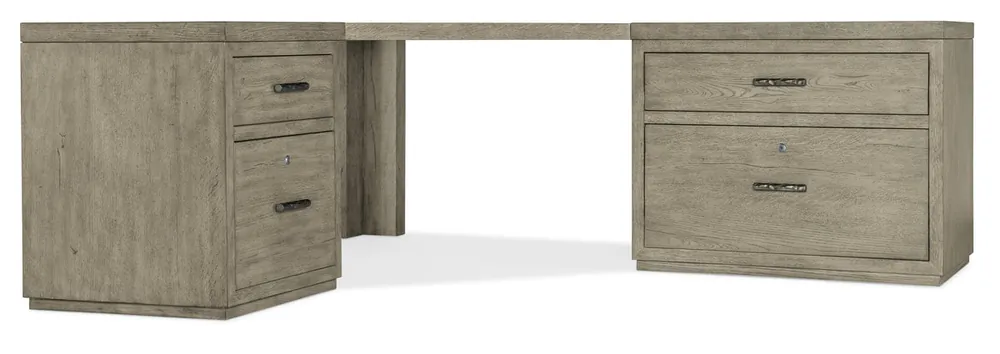 Bulk Order Linville Falls Corner Desk with File and Lateral File | Hooker Furniture - 6150-10935-85