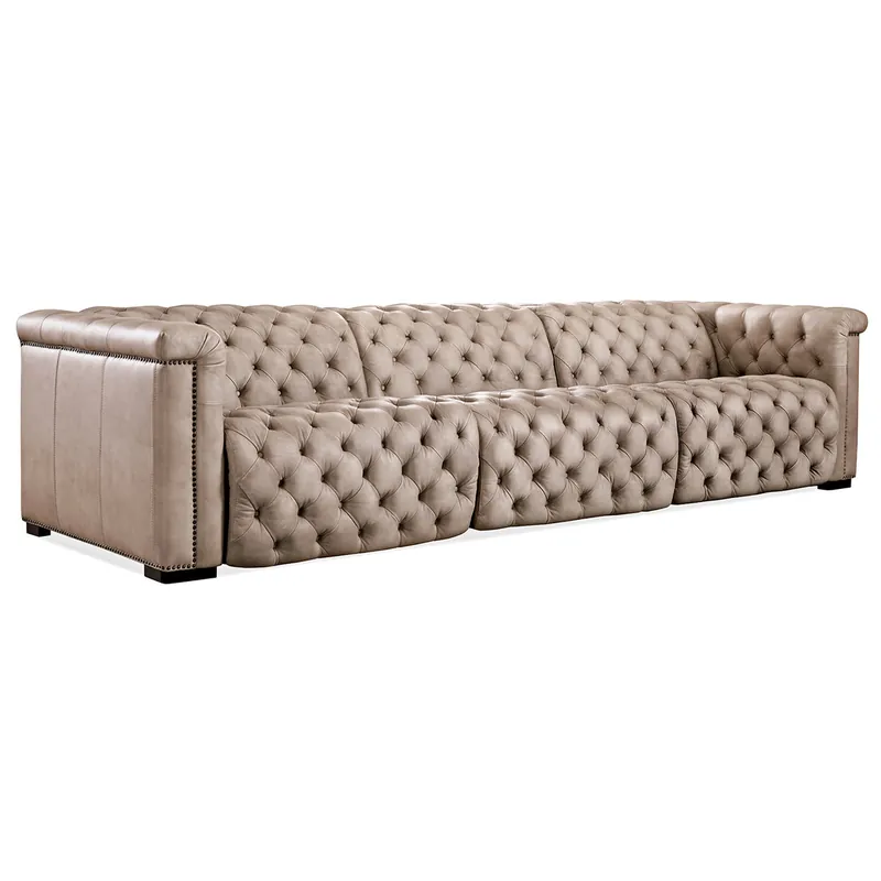 Savion Grandier Power Recliner Sofa w/ Power Headrest | Hooker Furniture - SS434-GP3-082 Big Sale