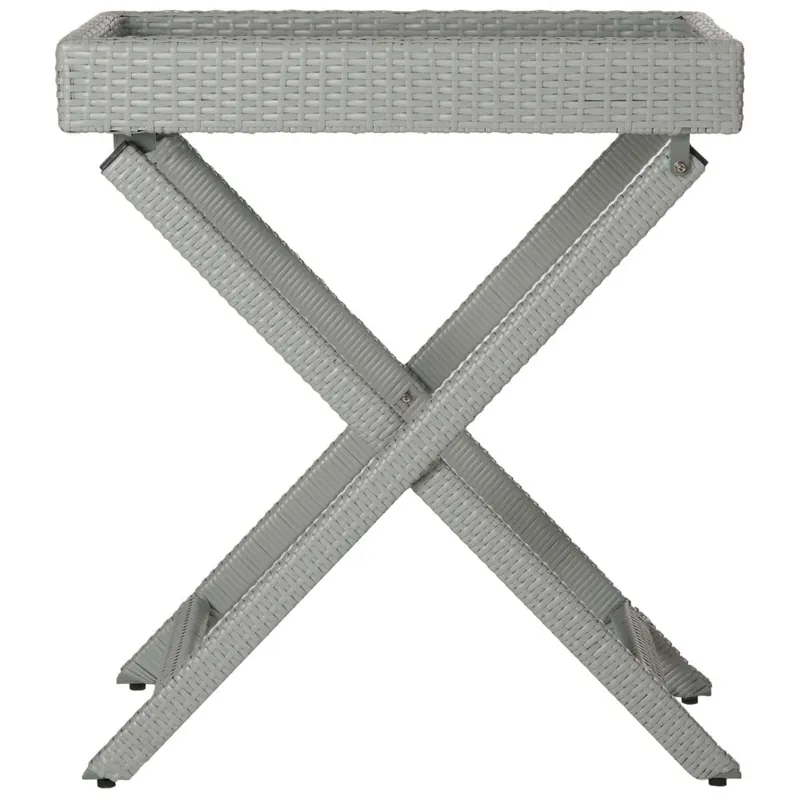 Buy Online Safavieh Bardia Folding Tray Table- Grey