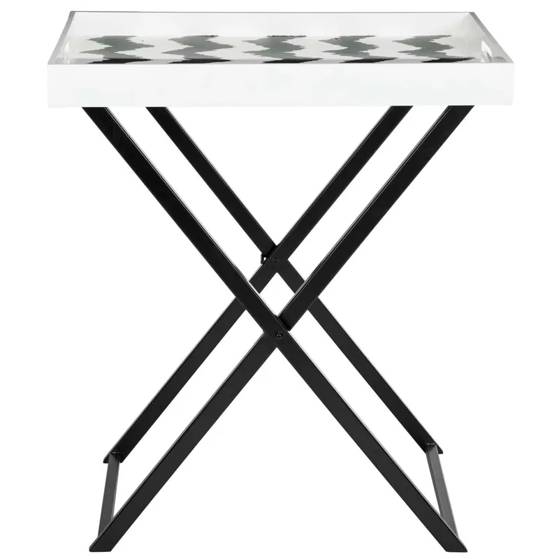 Big Sale Safavieh Abba Tray Table - Black/white