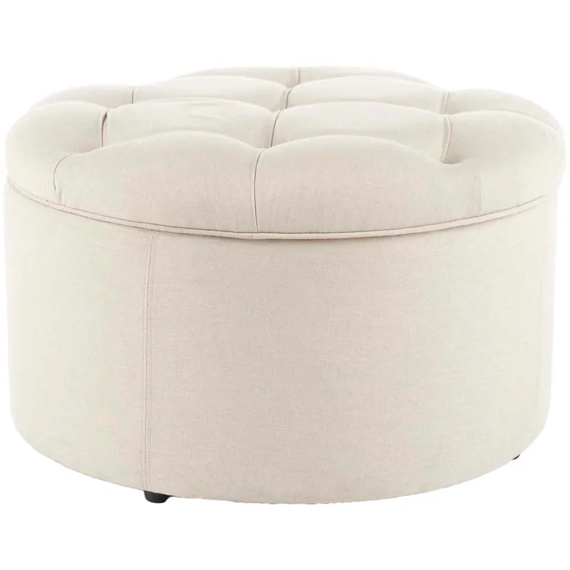 Safavieh Tanisha Shoe Storage Ottoman - Off White Wholesale