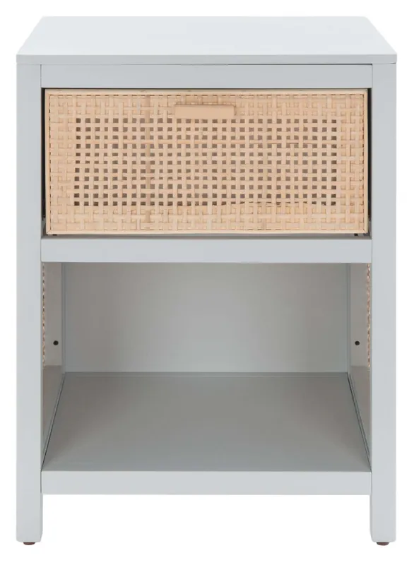 Safavieh Miya Night Stand - Grey / Natural Seasonal Sale