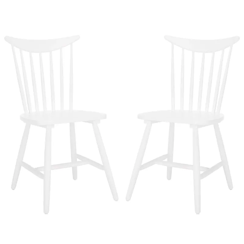 Budget Safavieh Jodan Dining Chair - White (Set of 2)