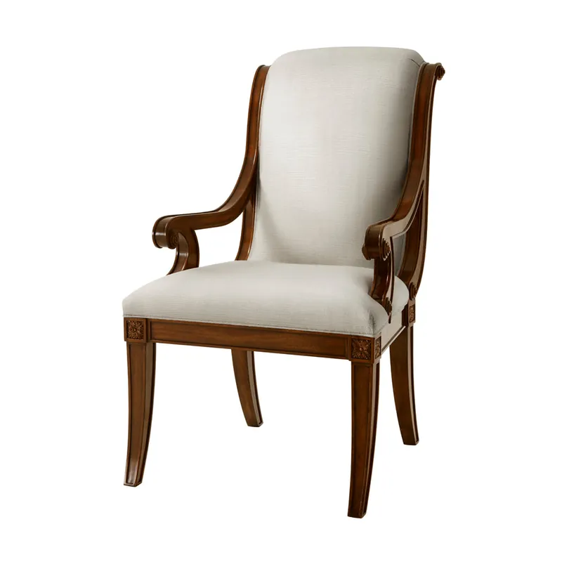 Gabrielle's Armchair | Theodore Alexander - 4100-787.1BOA Worldwide Shipping