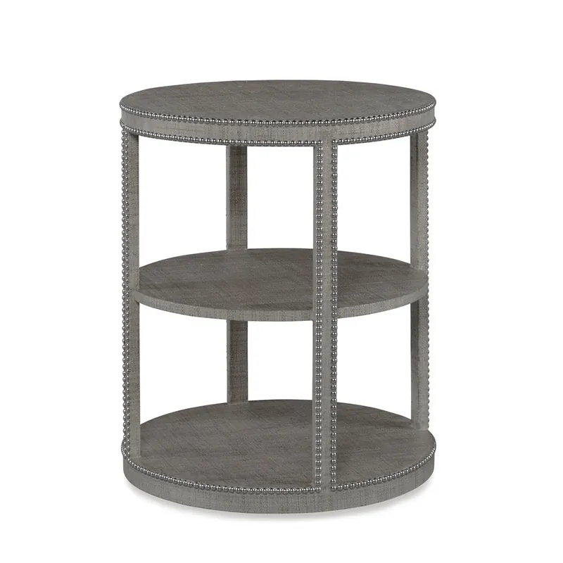 Popular Purveyor Tier Table (W/Glass) - French Grey | Century Furniture - CT5013-FG
