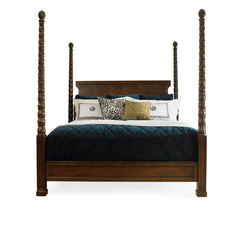 Fast Shipping King's Road Poster Bed - King | Century Furniture - 36H-146