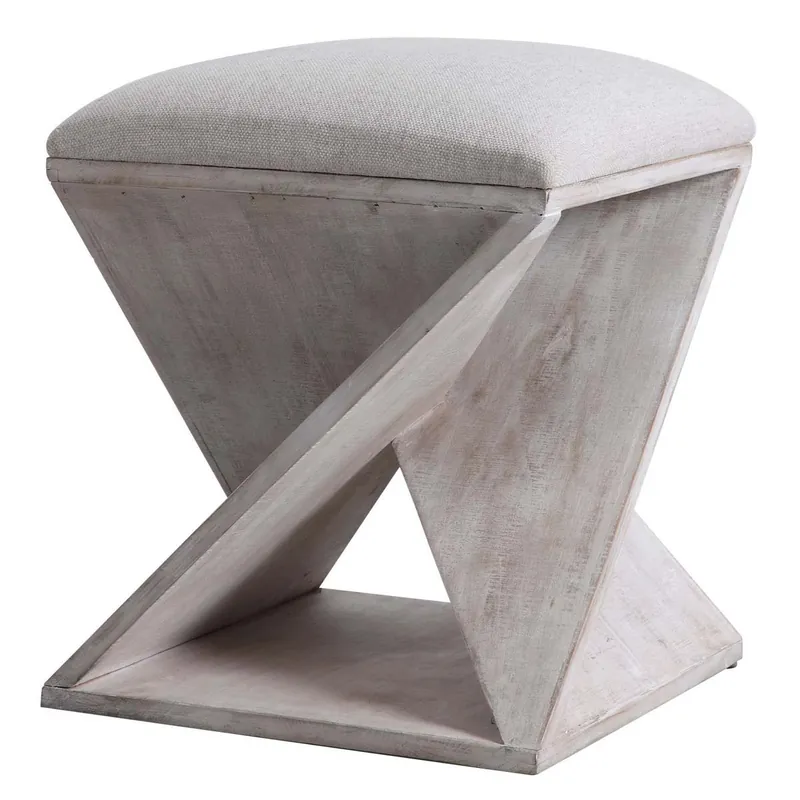 Hot Deal Uttermost Benue Gray Ottoman