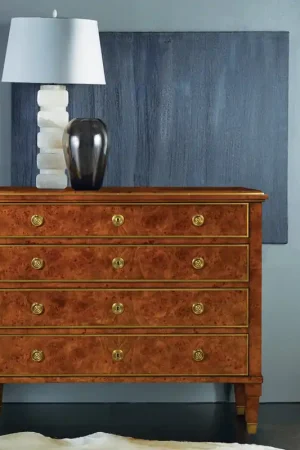 19th Century Classical Chest - Burl | Modern History - MH418F03 Warranty Included