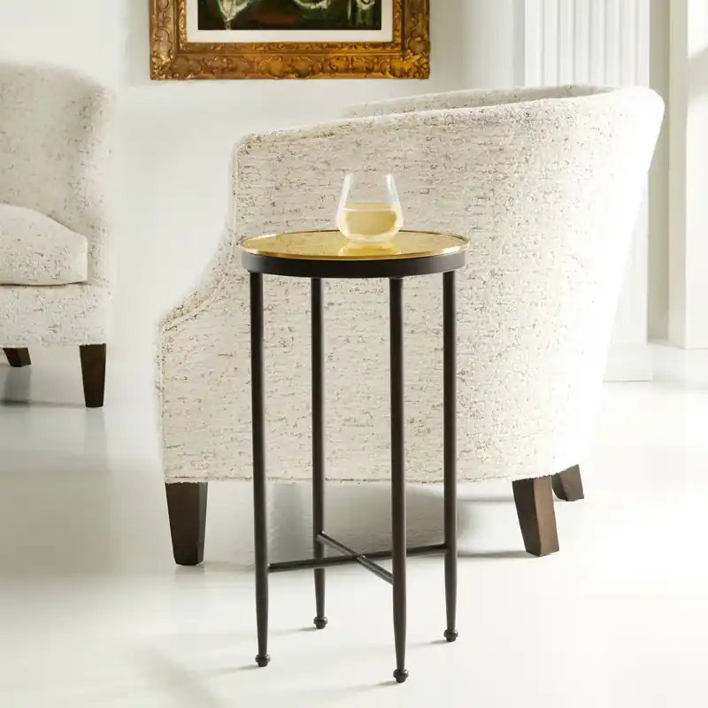 Nola Round Side Table | Modern History - MH1217F01 Hassle-Free Returns