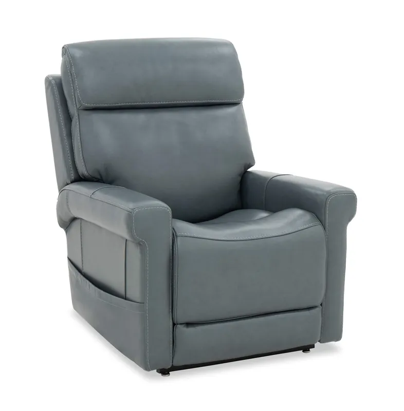 Top Rated Locke Lift Chair with Power Recline, Headrest and Lumbar - Blue | Hooker Furniture - RC645-PHLL4-031