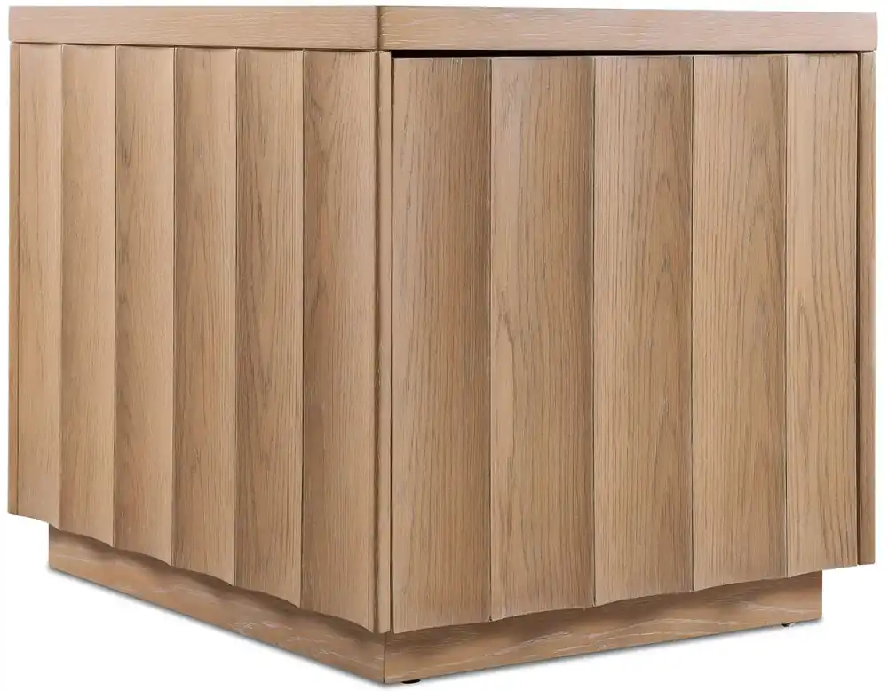 Modern Commerce and Market Willow End Table - Light Wood | Hooker Furniture - 7228-80247-82
