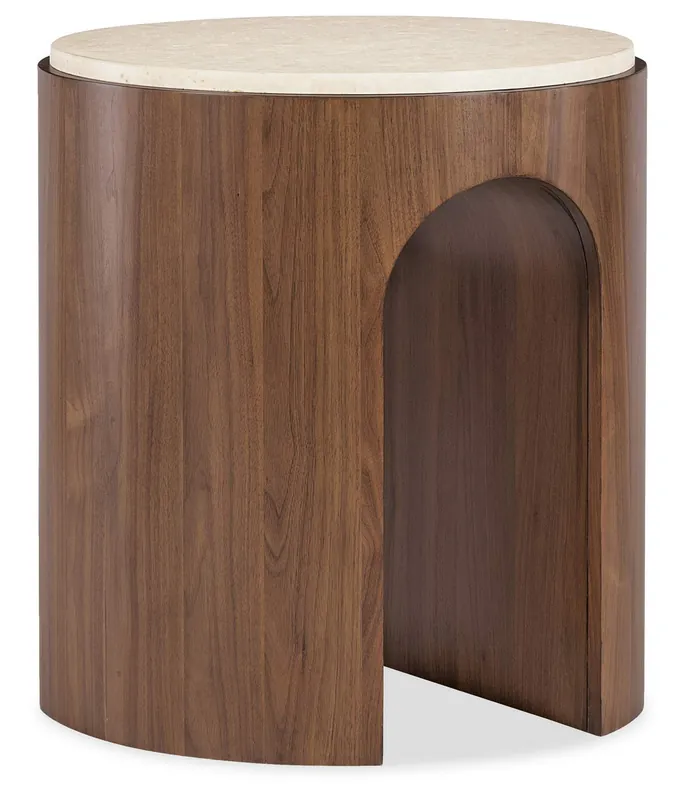 Same Day Shipping Eleana Round End Table - Medium Wood | Hooker Furniture - 7252-80116-85