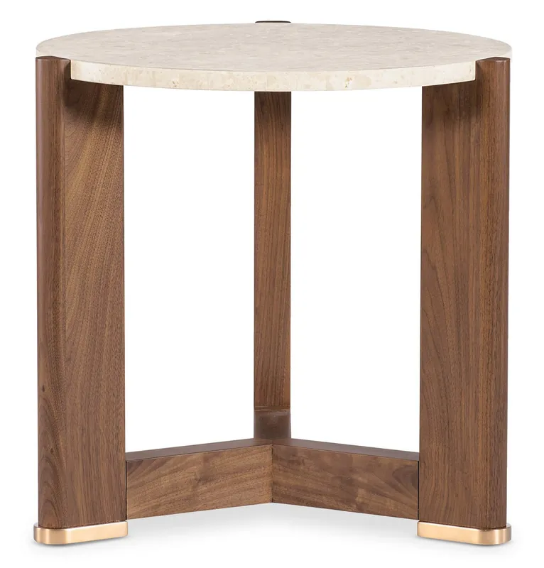 Eleana Round End Table - Medium Wood | Hooker Furniture - 7252-80216-85 Direct From Manufacturer