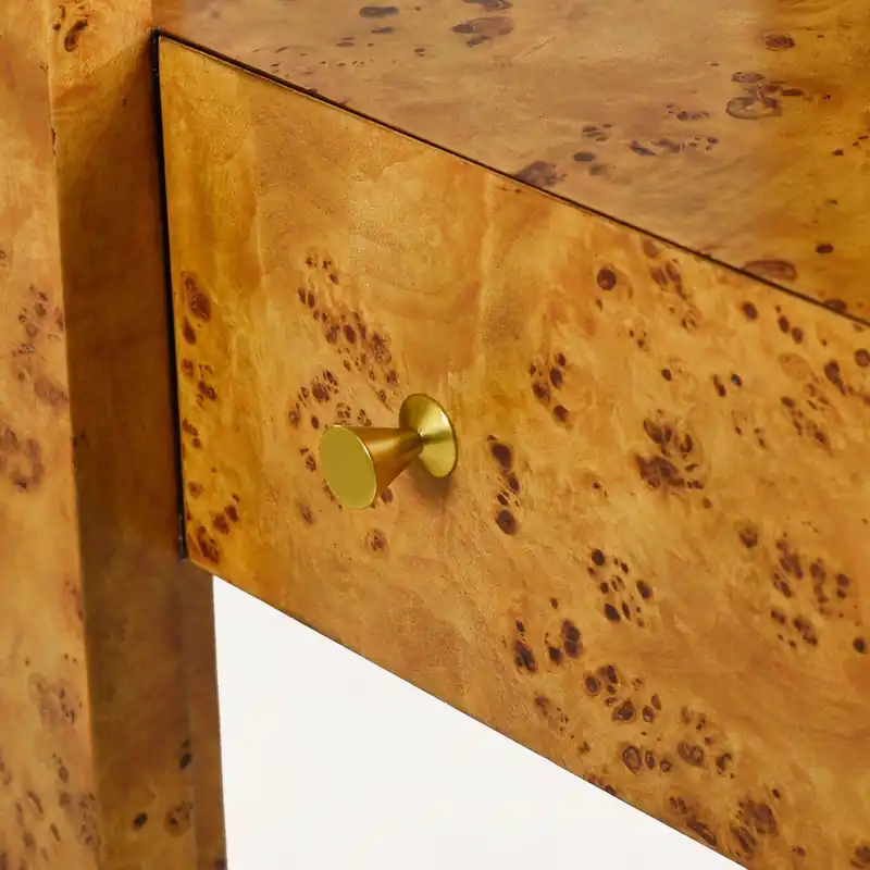 Easton Bookshelf - Honey Burl | Oliver Home - 1350-29 Luxury