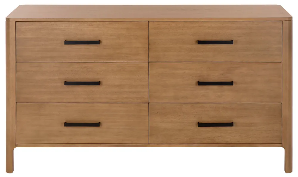 Abbiava 6 Drawer Wood Dresser | Safavieh Couture - SFV4261 Brand New
