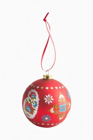 Grab Now Boxed Ornament in North Star Sky Haute Red