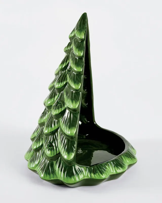 Budget Ceramic Tree Candle Holder