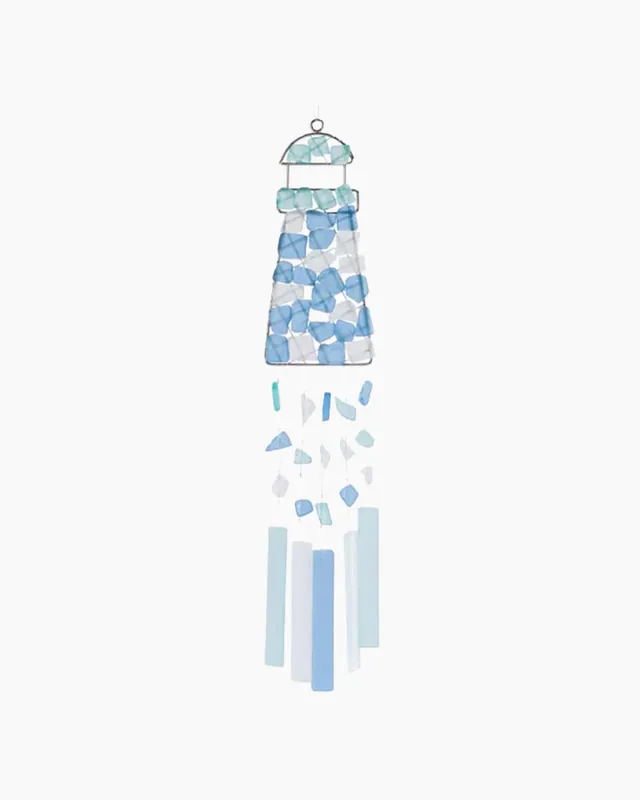 Lighthouse Sea Glass Wind Chime Bulk Order
