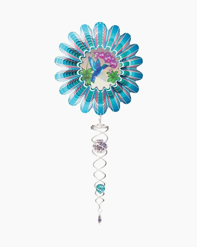 Authentic Blue Hummingbird Mini Set Spinner
