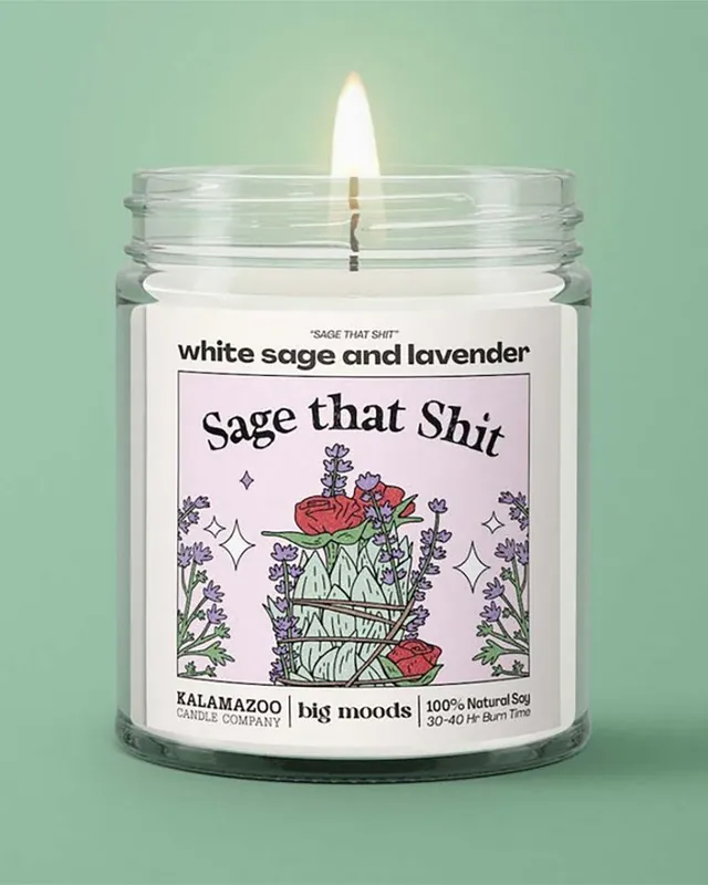 Sage That Shit 5 oz. Soy Candle Professional Grade