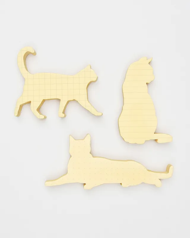 Cats Sticky Notes Fresh Stock
