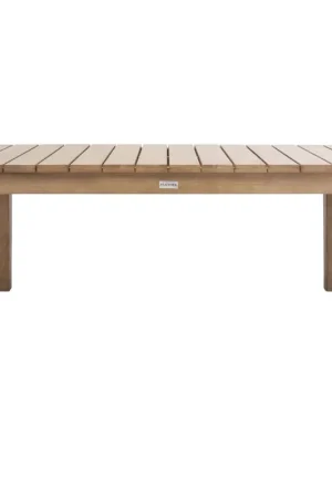 Martinique Wood Patio Coffee Table | Safavieh Couture - CPT1014 Clearance