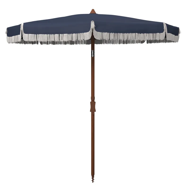 Discount Estonia 6.5 Ft Fringe Beach Umbrella | Safavieh - PAT8500