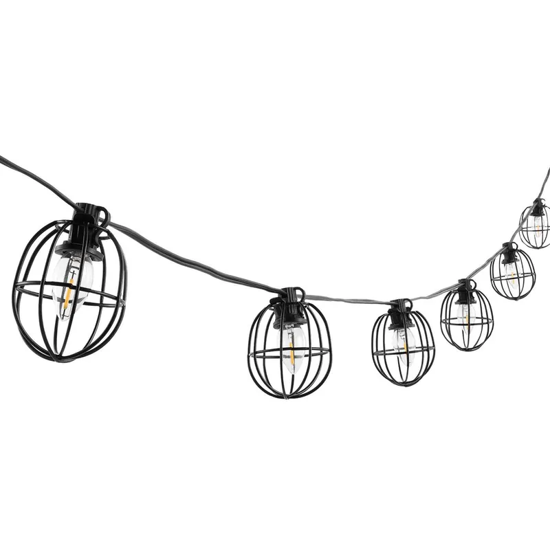Safavieh Garnet LED Outdoor String Lights - Black Weekend Sale