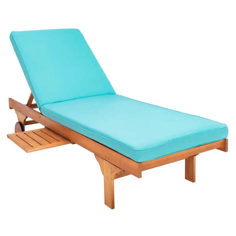 Safavieh Newport Lounge Chair - Natural / Aqua Price Drop