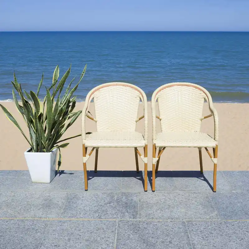 Safavieh California Armchair - Natural (Set of 2) Latest