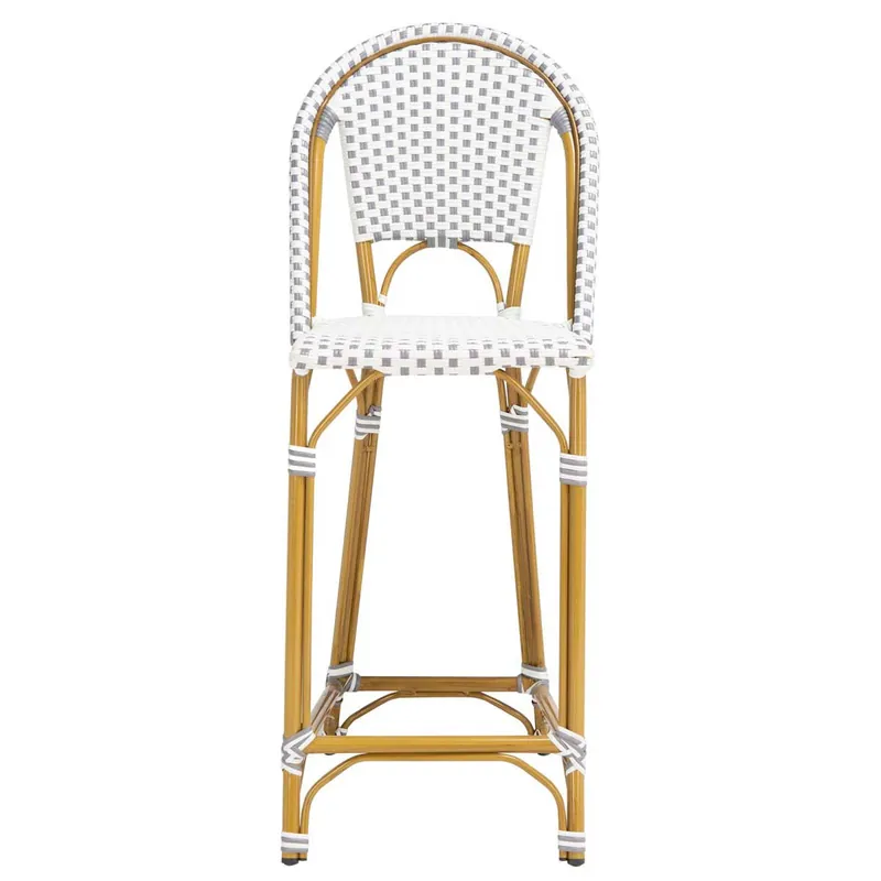 Safavieh Zaid Bar Stool - Grey / White Wholesale