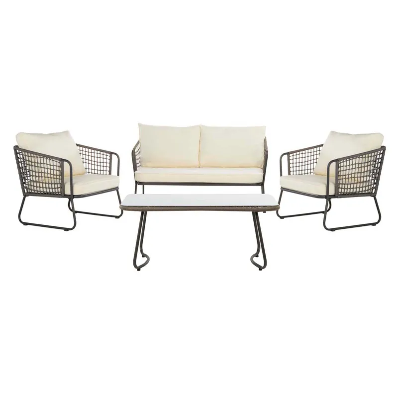Benjin 4 Piece Living Set | Safavieh - PAT9003 Editor’s Pick