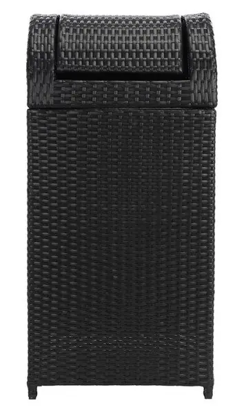 Safavieh Serapis Trash Bin - Black Best Choice