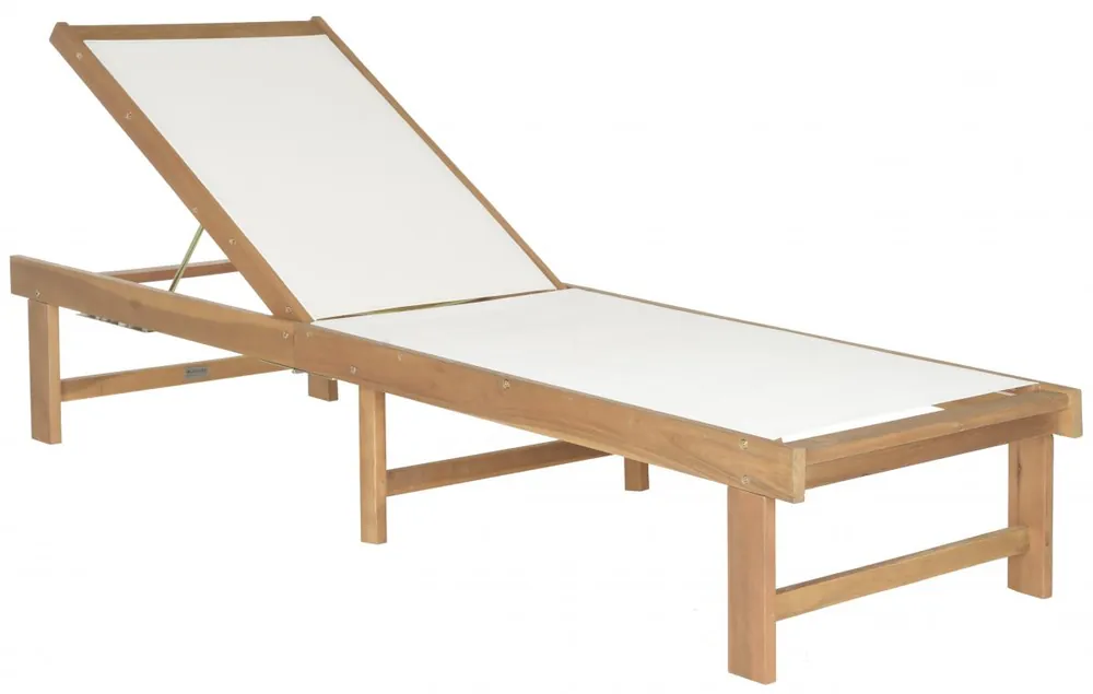 Safavieh Manteca Lounge Chair - Natural Worldwide Shipping
