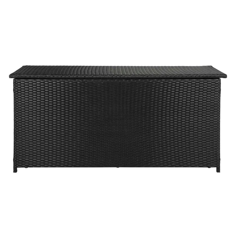 Safavieh Cosima 53-Inch W 13 Gallon Outdoor Storage Box - Black No Minimum Order