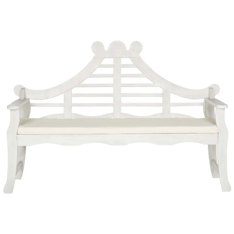 Safavieh Azusa Bench - Antique White Seasonal Sale